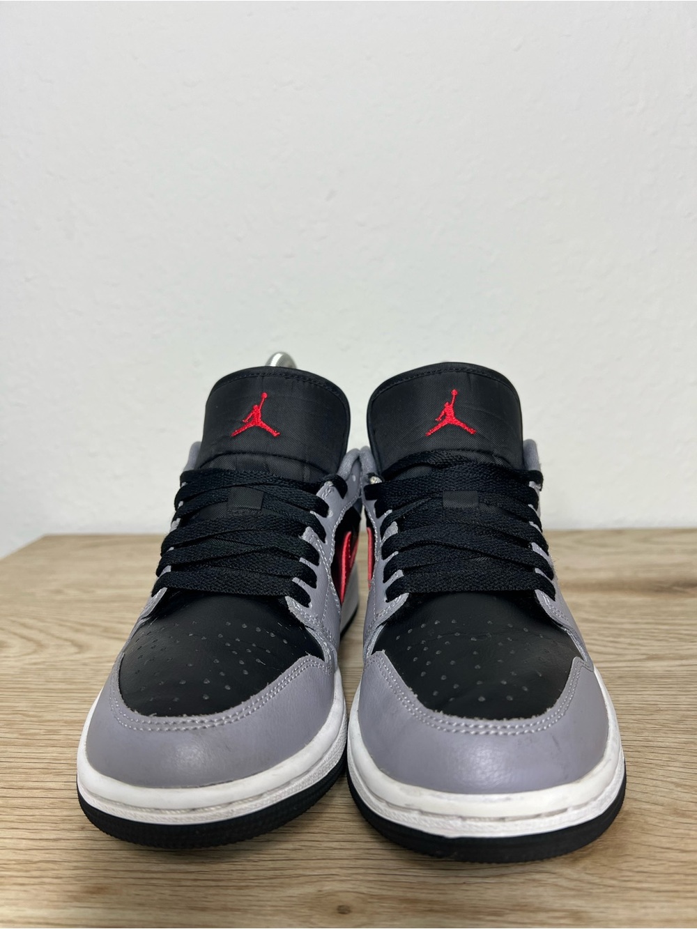 Air Jordan 1 Low “Cement Grey Fire Red” Wmns 7